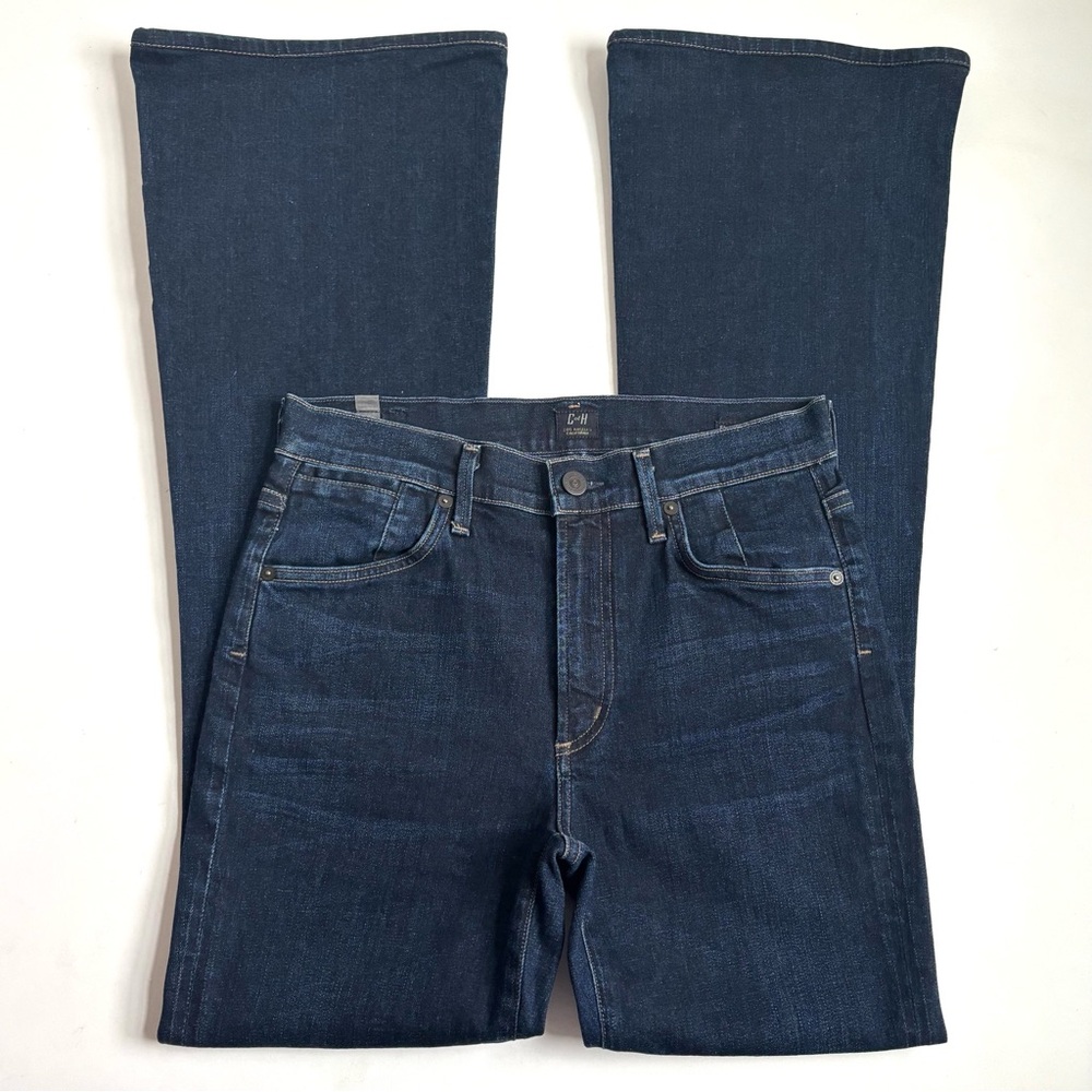Citizens of Humanity Fleetwood High Rise Flare Jeans Dark Wash Size 27